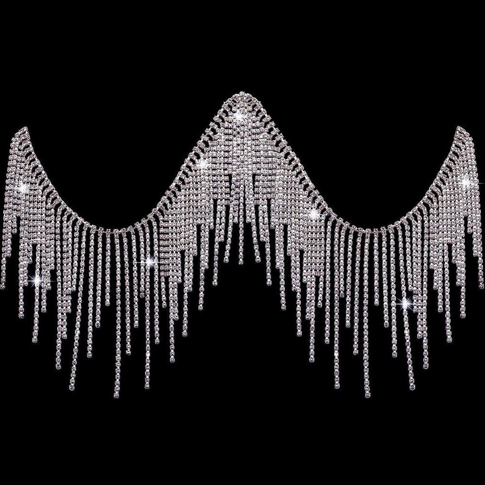 NEW Sparkling Bling Swarovski Crystal Rhinestone Tassels: DIY Supplies +…